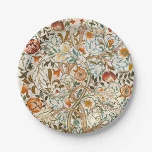 Prato De Papel Arte Floral Vintage de Acanto de William Morris
