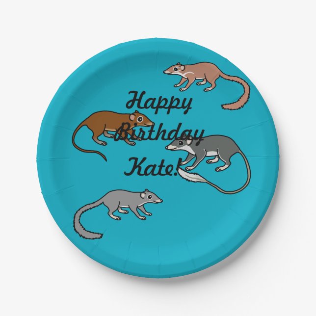 Prato De Papel Árvores (Frente)