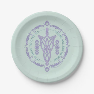 Prato De Papel ARWEN™ Evenstar Gráfico de Citação