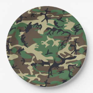 Prato De Papel As forças armadas camuflam