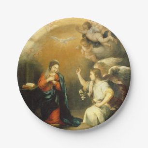 Prato De Papel As placas de papel Virgin Holiday