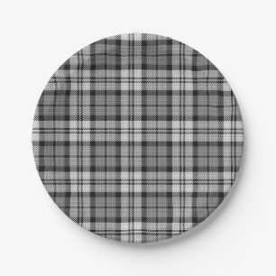 Prato De Papel Ash Cinza Blackwatch Campbell Tartan Xadrez