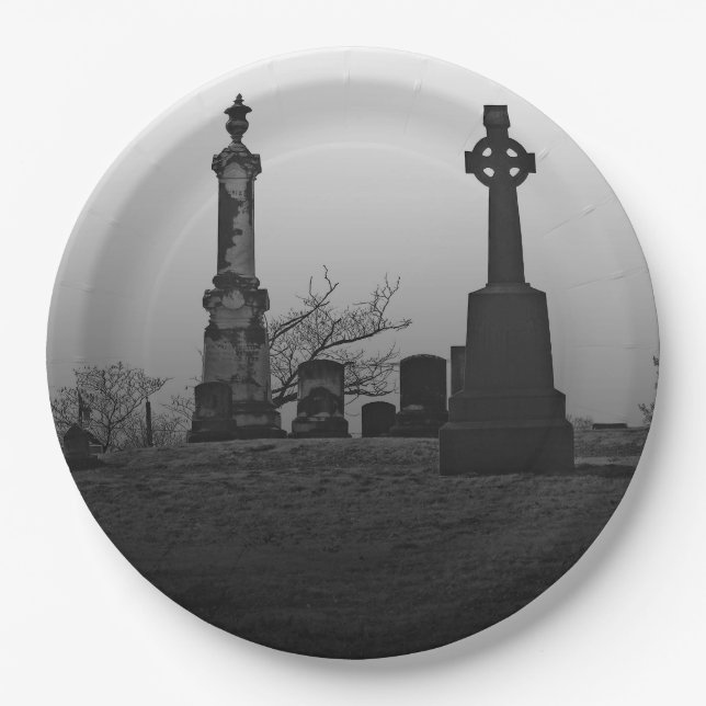 Prato De Papel Assustador (Frente)