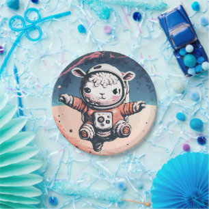 Prato De Papel Astro Sheep