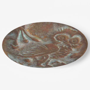 Prato De Papel Atenas Owl