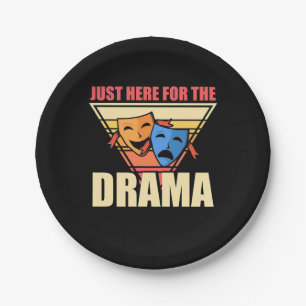 Prato De Papel Ator Aqui Para O Drama