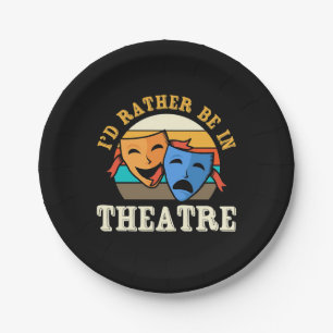 Prato De Papel Ator Seria Preferencialmente No Teatro