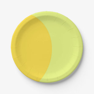Prato De Papel Atordoamento Amarelo
