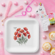 August Poppy Bloom - Presente de Aniversário Perso