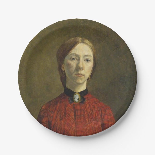 Prato De Papel Autorretrato (de Gwen John) (Frente)
