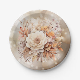 Prato De Papel Autumn Cute Gnomo Fall Sai Aniversário