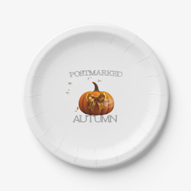 Prato De Papel Autumn Essential T Shirt (Frente)