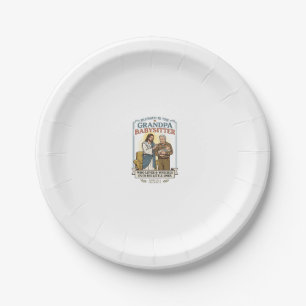 Prato De Papel Avós de Jesus Cuidando Humor Camisa Fé B