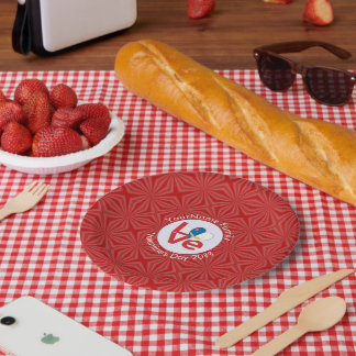 Prato De Papel Azores Bandeira Vermelho AMOR Personalizado