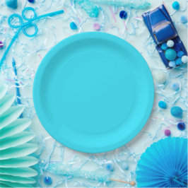 Prato De Papel Azul-azul-claro azul-azul-marinho