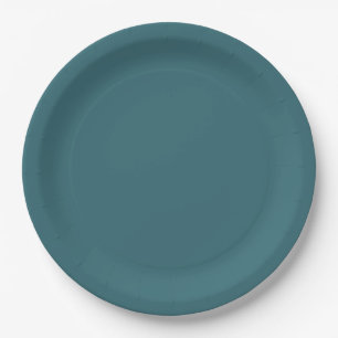 Prato De Papel Azul Pavão (Teal Escuro, Aqua Profundo, Azul Verd