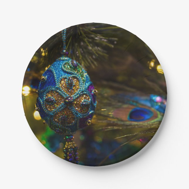 Prato De Papel Azul vitoriano (Frente)