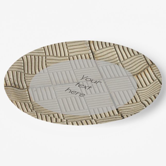 Prato De Papel Azulejos de Concreto Padrão Mediterrânico qualquer (Inclinado)