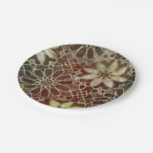 Prato De Papel Azulejos Místicos II