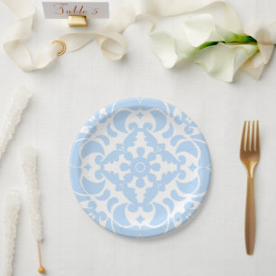 Prato De Papel Azulejos portugueses no Mediterrâneo