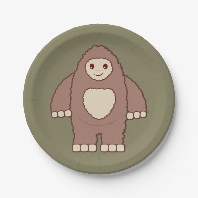 Prato De Papel Baby Bigfoot (Frente)