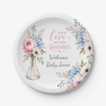 Baby Shower Paper Plate: Highlights IVF Journey