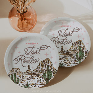 Prato De Papel Bachelorette Oeste Selvagem Último Rodeio Itinerár