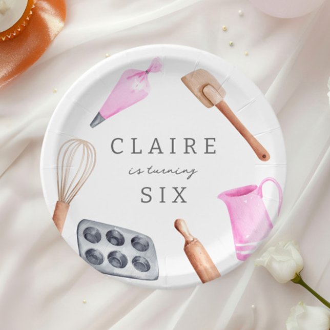 Prato De Papel Bacia Infantil de Aniversário | Girls Party (Criador carregado)