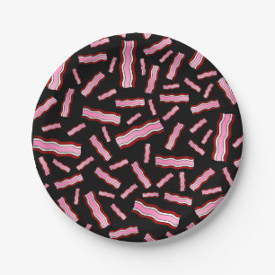 Prato De Papel Bacon preto