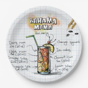 Prato De Papel Bahama Mama