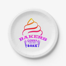 Prato De Papel Bakers Gonna Assar