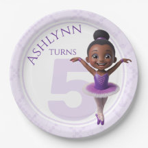 Ballerina Roxa Personalizada para Aniversário de M