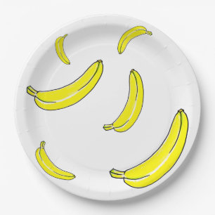 Prato De Papel Banana