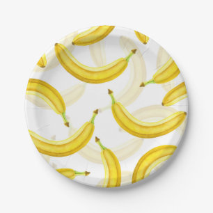 Prato De Papel Bananas