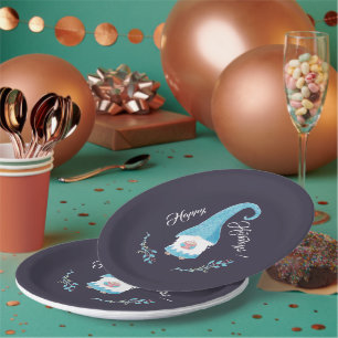 Prato De Papel Bandas de papel de Natal Gnomo suecas