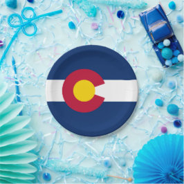 Prato De Papel Bandeira Coloradana, Bandeira do Colorado