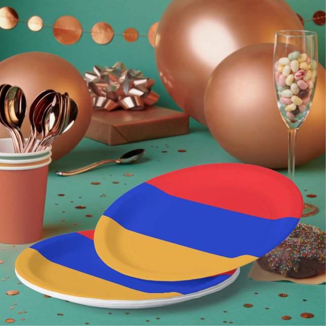 Prato De Papel Bandeira da Armênia (Múltiplo)