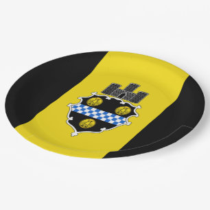 Prato De Papel Bandeira da cidade de Pittsburgh