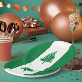 Prato De Papel Bandeira da Ilha Norfolk