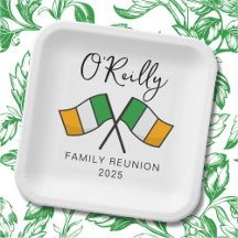 Bandeira da Irlanda Reunião de Família 