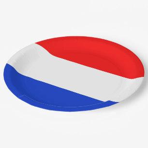 Prato De Papel Bandeira da Prata dos Países Baixos