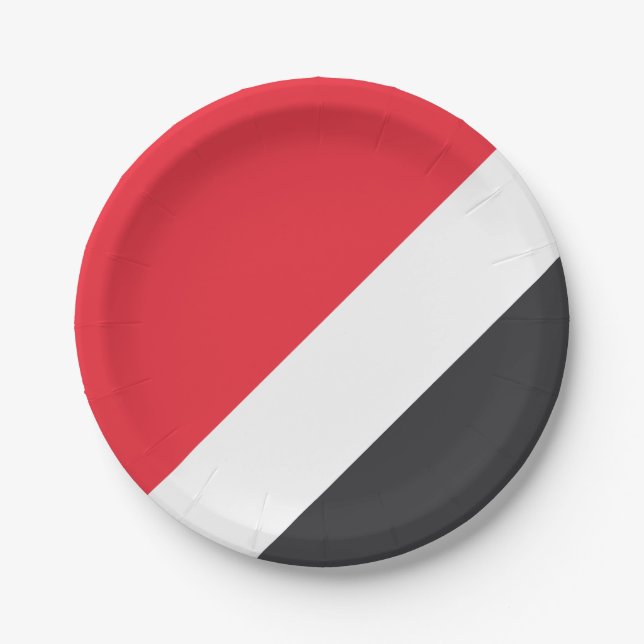 Prato De Papel Bandeira da Principado de Sealand (Frente)