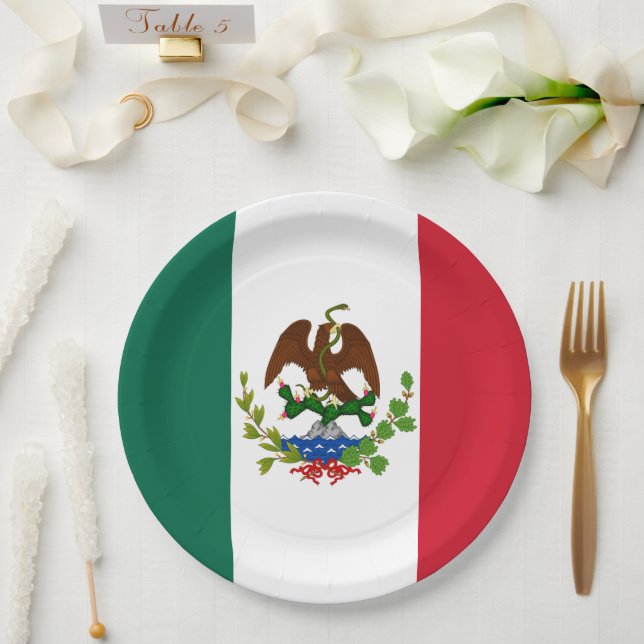 Prato De Papel Bandeira da República Mexicana: 1824-1835, Papais  (Casamento)