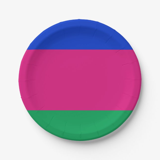 Prato De Papel Bandeira da República Popular de Kuban (Frente)