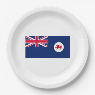 Prato De Papel Bandeira da Tasmania (Tasmania) (Estado australian