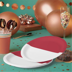 Prato De Papel Bandeira da Ucrânia