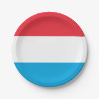 Bandeira das placas de papel do Luxemburgo