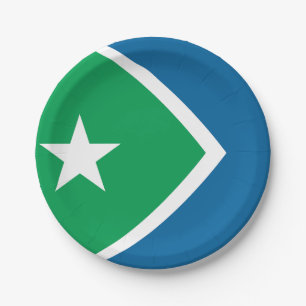 Prato De Papel Bandeira de Cedar Rapids, Iowa