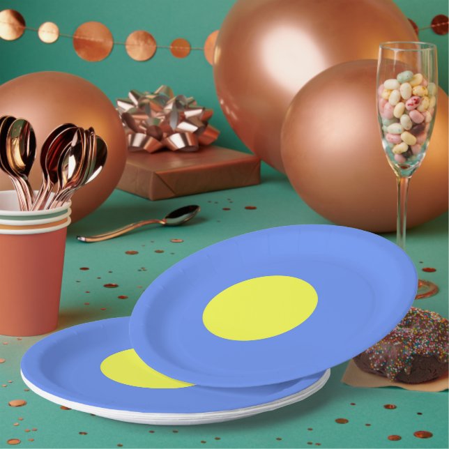 Prato De Papel bandeira de Palau (Múltiplo)