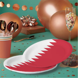 Prato De Papel Bandeira do Bahrein